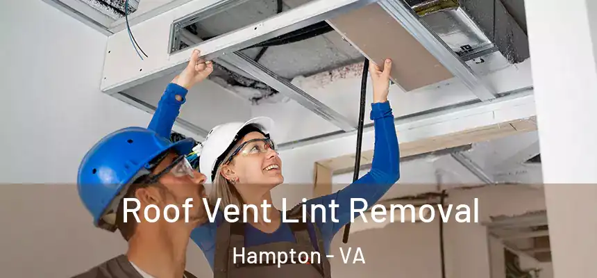 Roof Vent Lint Removal Hampton - VA
